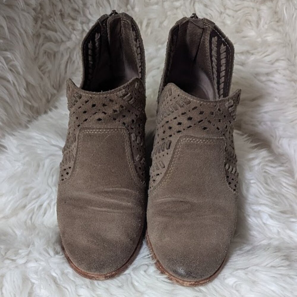 Vince Camuto Prasata Suede Ankle Booties